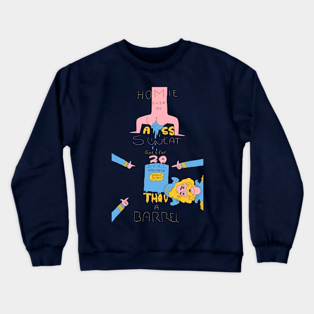 Duke Smellington Crewneck Sweatshirt by Wikran